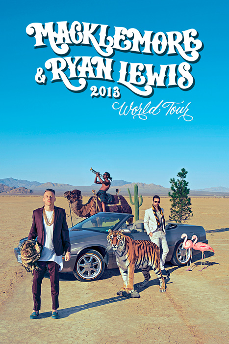 Macklemore and Ryan Lewis World Tour poster