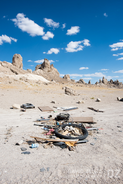 Trona Pinnacles Garbage