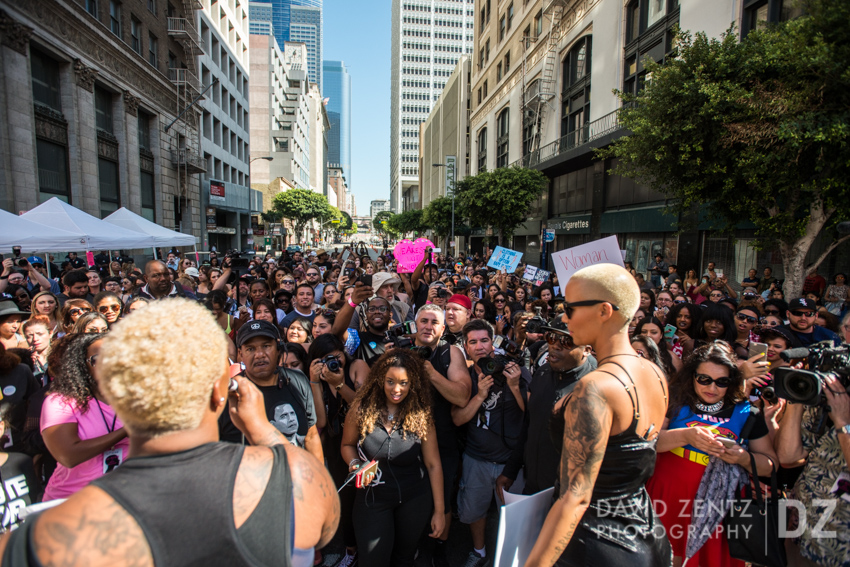 The Amber Rose Slut Walk in downtown Los Angeles on Oct. 3, 2015.