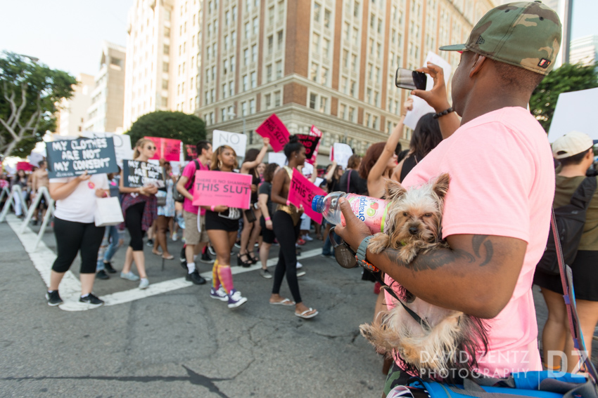 The Amber Rose Slut Walk in downtown Los Angeles on Oct. 3, 2015.