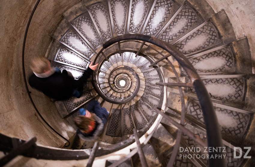 Downward Spiral - Arc de Triomph, Paris