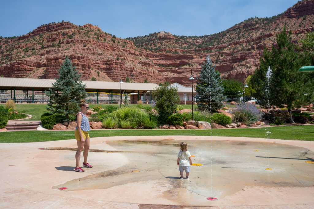 Playground Water Fountain Kanab Utah