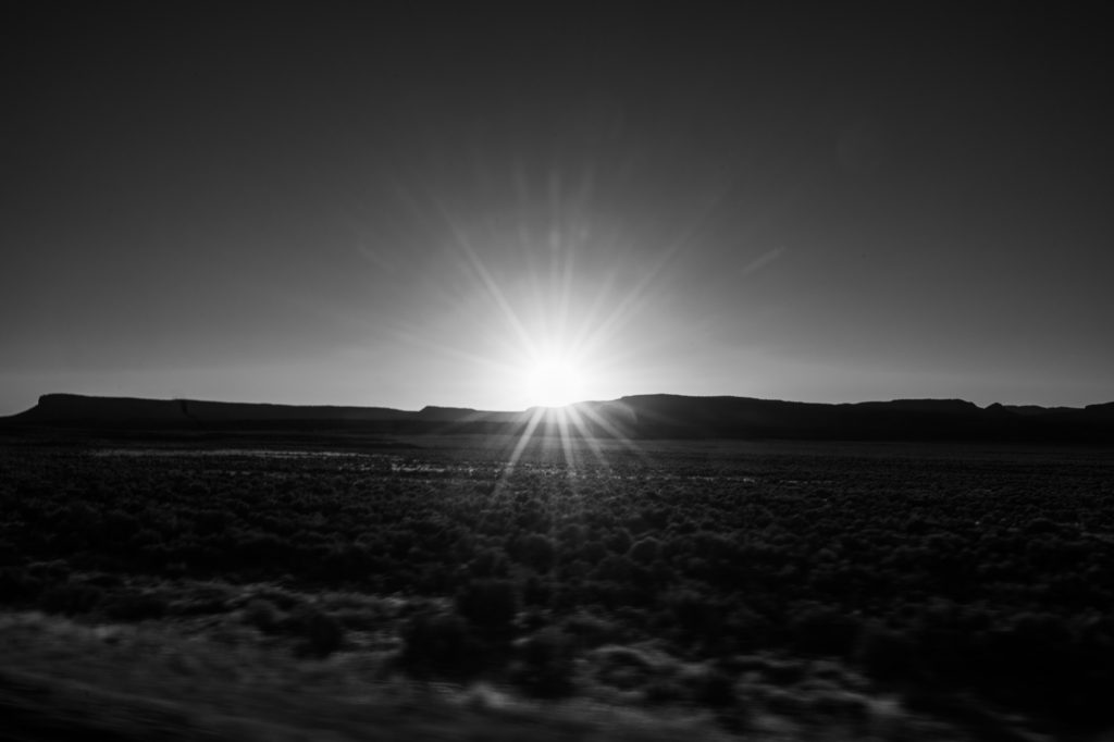 Utah Landscape Black and White