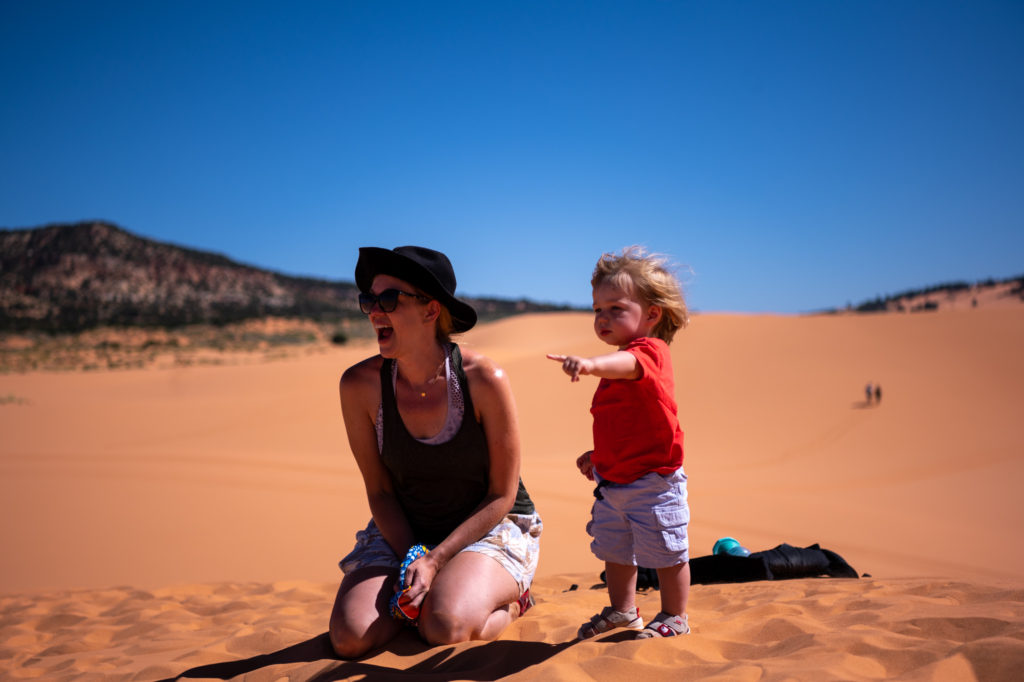 Pink Coral Sand Dunes Utah