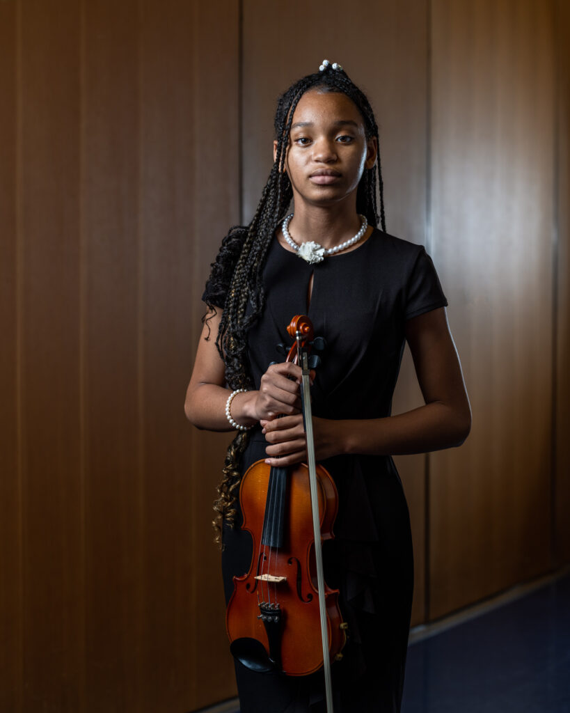 young classical musician portrait series